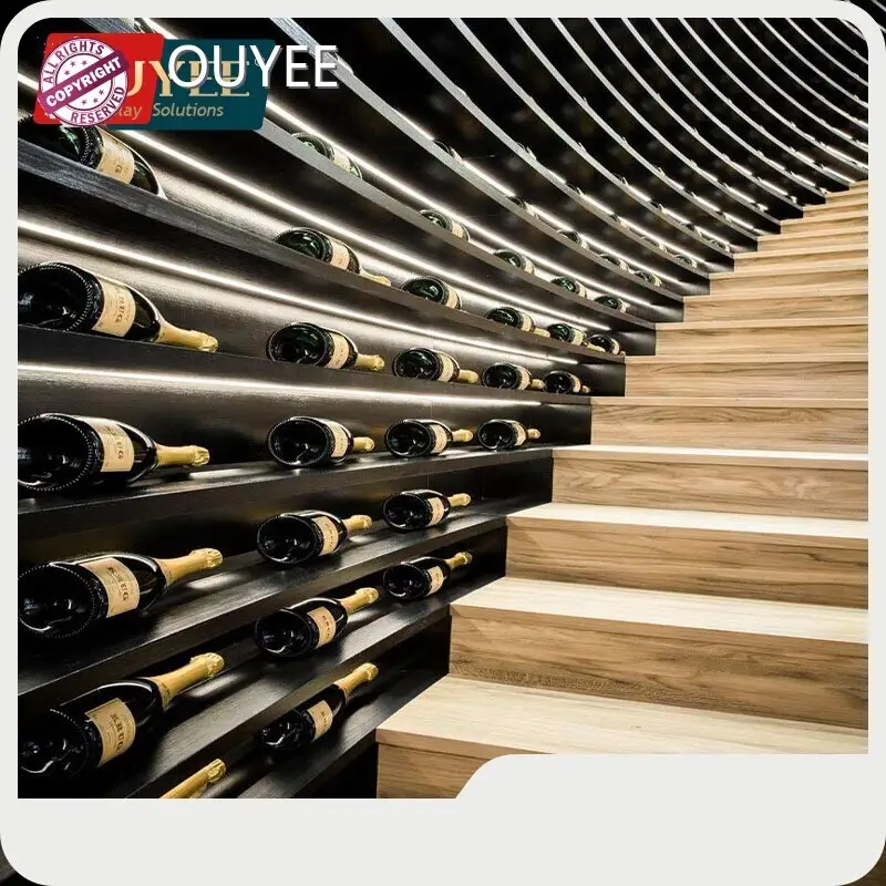 Luxury Liquor Shop Interior Wine Bottle Wall Display Racks - Custom 1