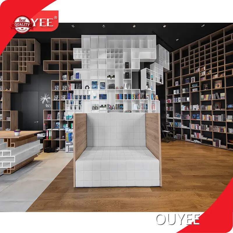 Wholesale Reading Desk with Cabinet, Chair & Bookshelves for School 1