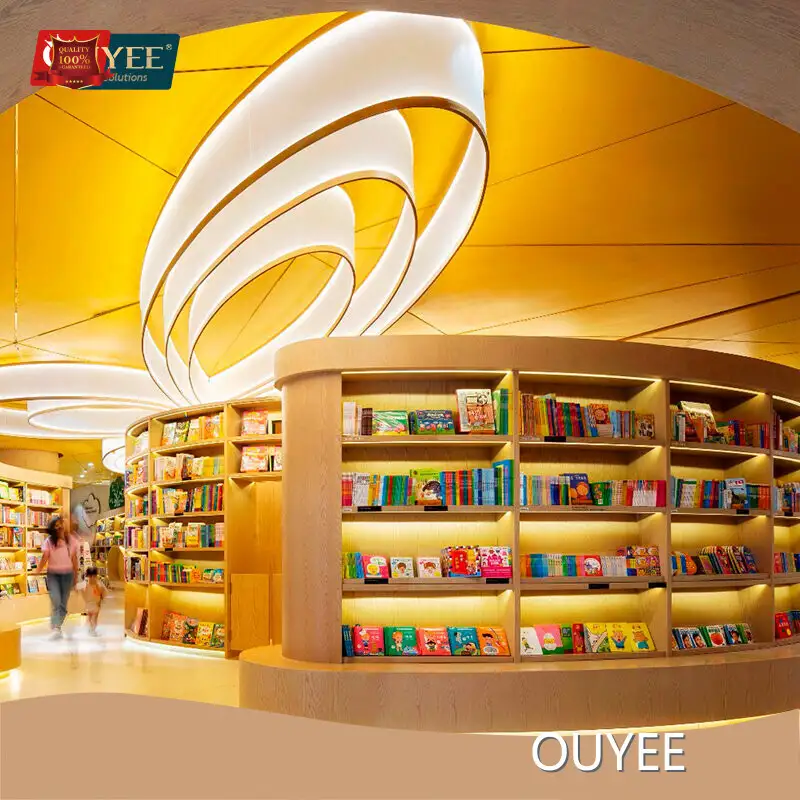 Customized Wood Cabinets & Bookshelves for Bookstore, Library 1