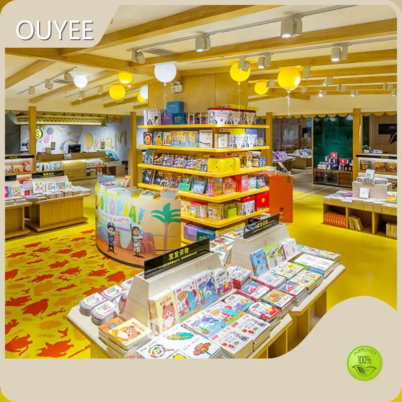 School Bookstore Gondola Display Rack Steel Bookshelves Kids Library 1