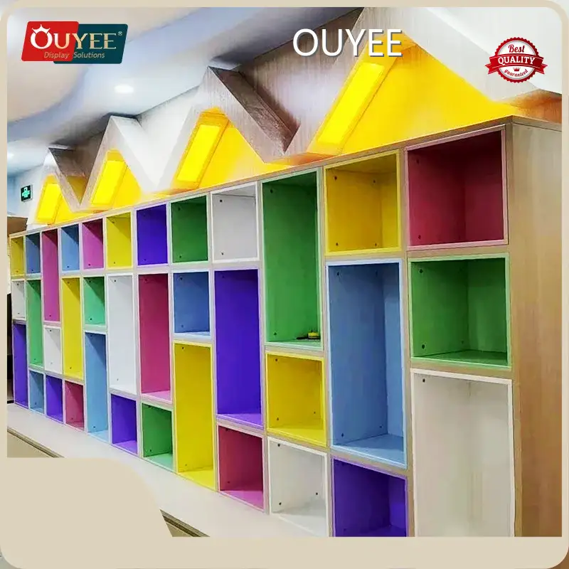 School Library Wooden Bookshelf & Bookcase - Kids Bookshop Showcase 1