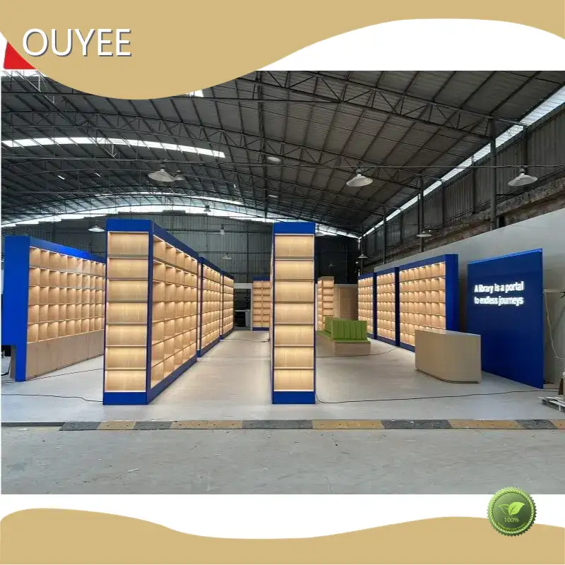 Custom Wooden Bookshelves for School Libraries & Bookstores 1