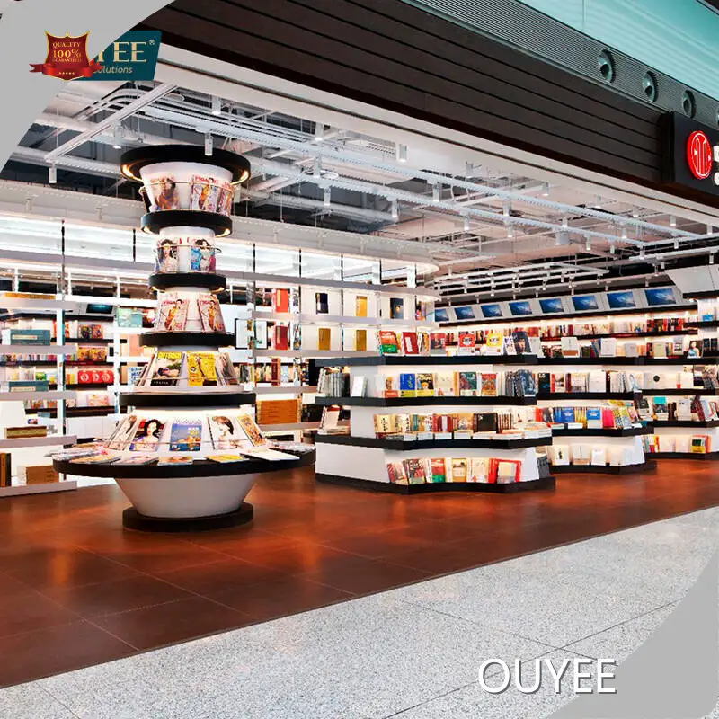 Tree-Shaped Wooden Bookshelf Wall Cabinet for Bookstore & Library 1