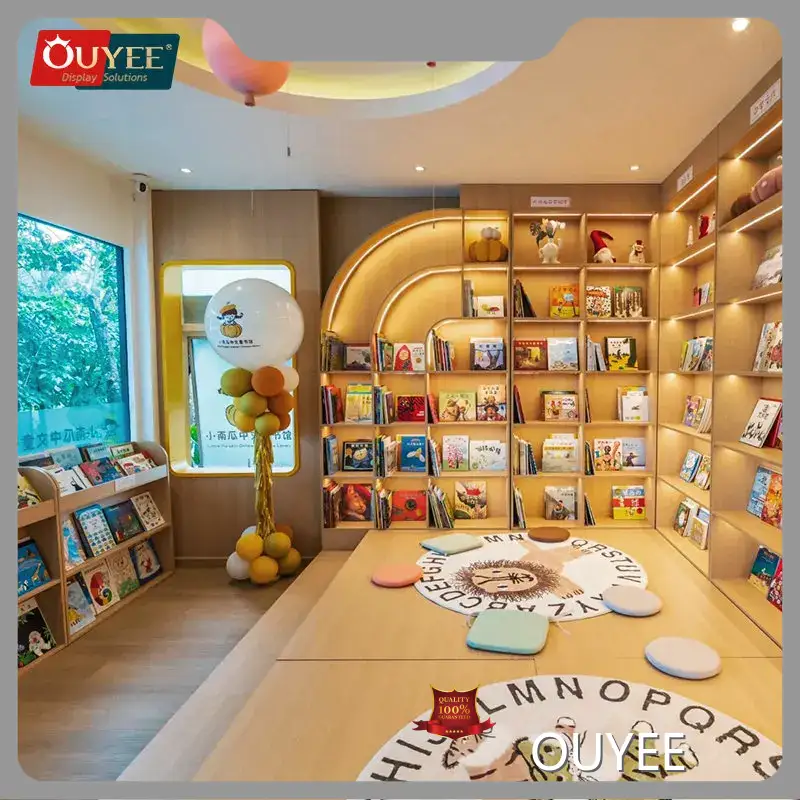 Manufacturer Display Rack for Bookshop and Library Shelves Furniture 1