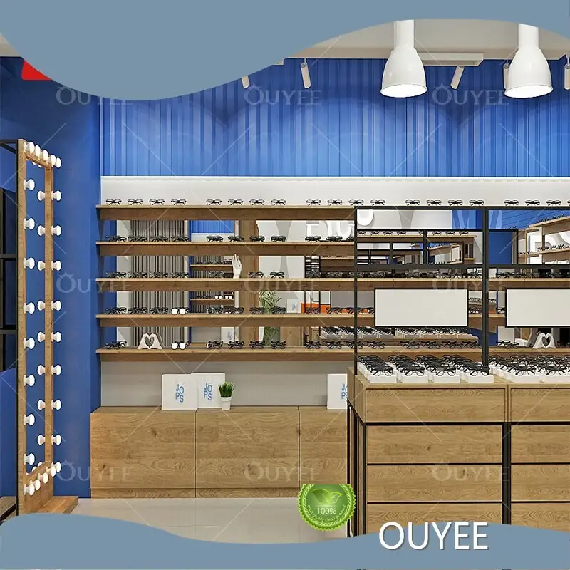 Custom Optical Shop Furniture Eyewear Display Glasses Showcase 1