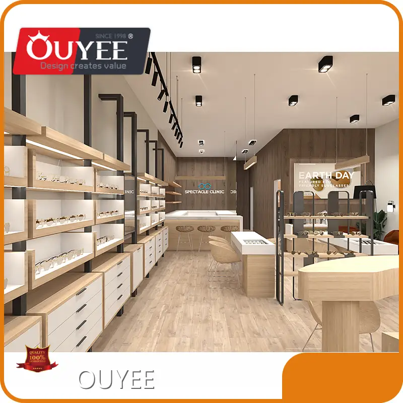 Wall-Mounted Glasses & Sunglasses Display Rack for Optical Retail 1