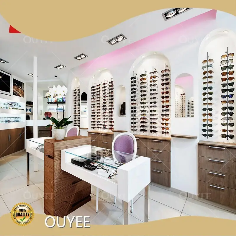 Wall-Mounted Glasses & Sunglasses Display Stand for Optical Store 1