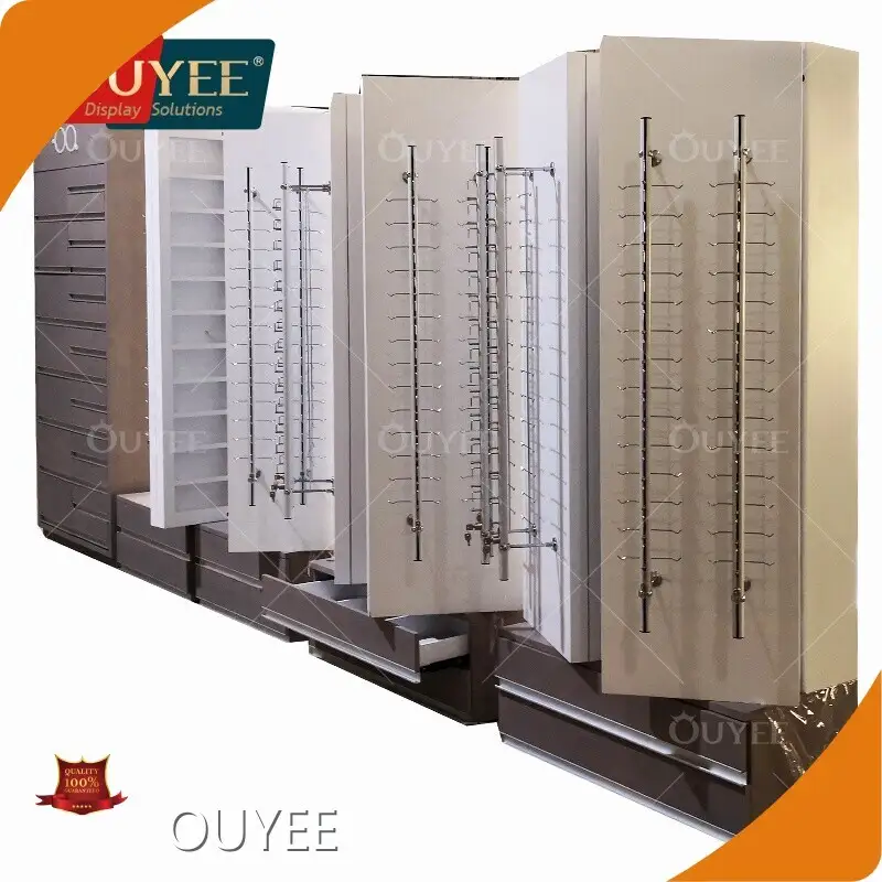 Lockable Wall-Mounted Eyewear Display Cabinet for Store Glasses 1