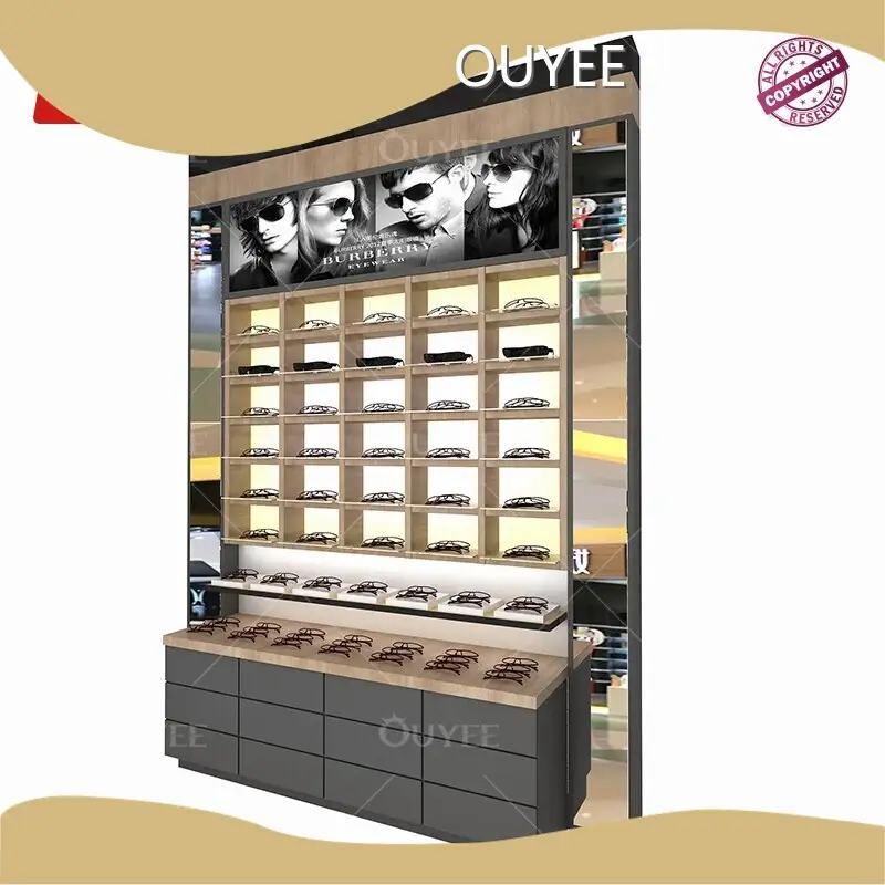 Eyewear Showcase - Wall-Mounted & Freestanding Optical Display with LED 1