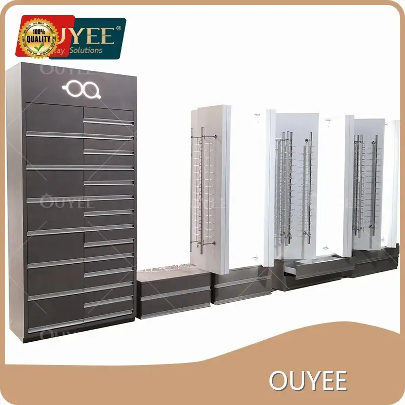 Custom Optical Shop Display Shelves, Tables & Cabinets Design 1