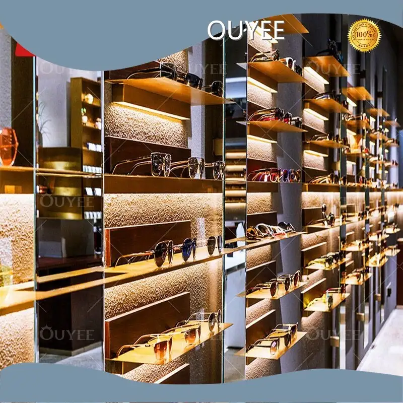 Metal Optical Shop Display Cabinets with Glass Doors for Eyewear 1