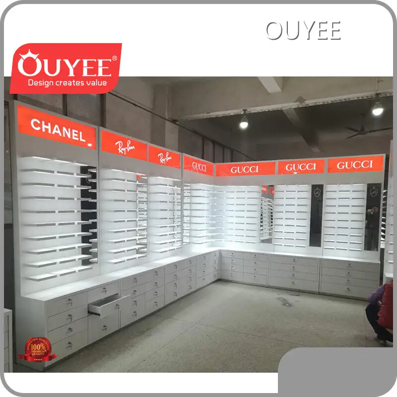 Countertop Wooden Sunglasses Display Rack 1