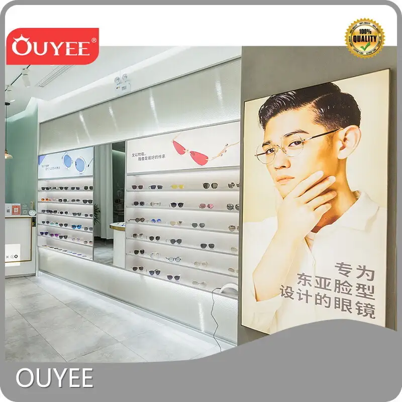 MDF Eyewear Cabinet Optical Wall Display Rack for Sunglasses 1