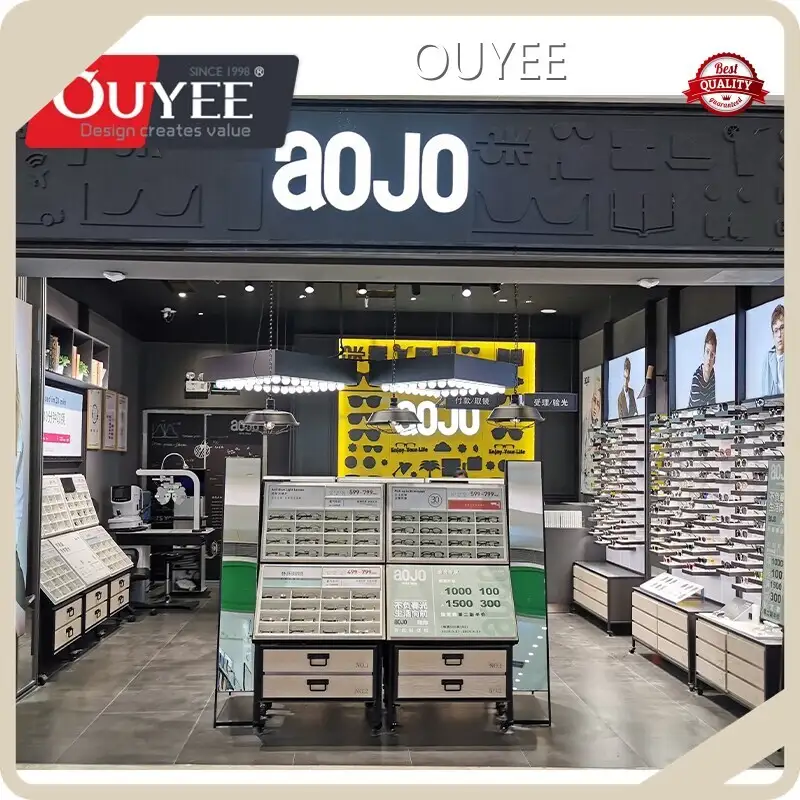 Optical & Glasses Shop Interior Design with Display Furniture 1