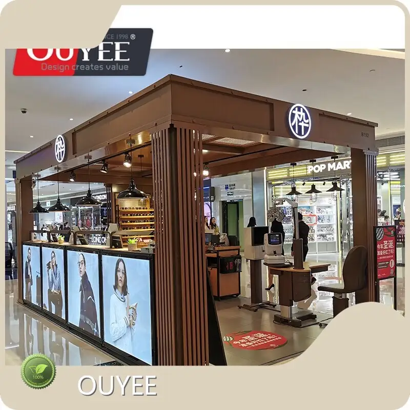 Custom Optical Shop Glasses Display Cabinet Kiosk for Eyewear Stores 1