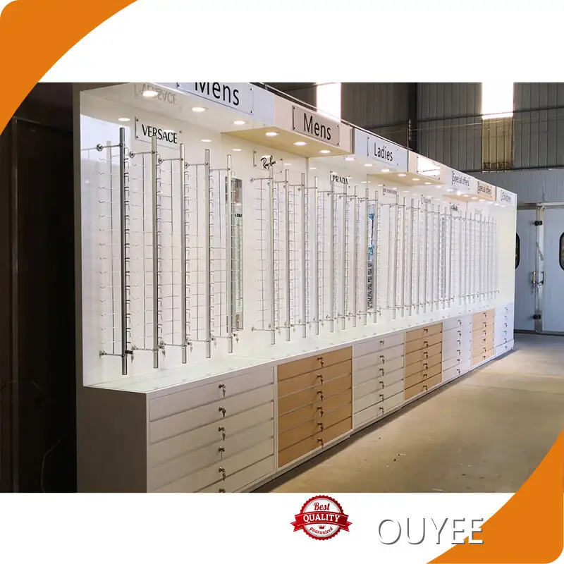 Wholesale Wooden Sunglass & Eyeglass Floor Display Cabinet 1