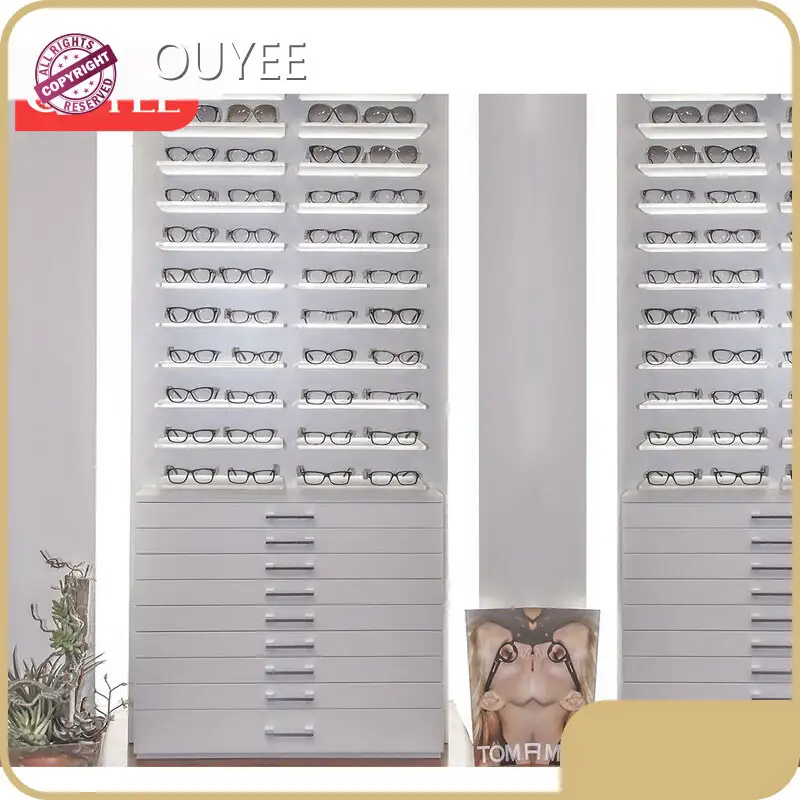 Custom Optical Shop Furniture Eyewear Display Eyeglass Showcase 1