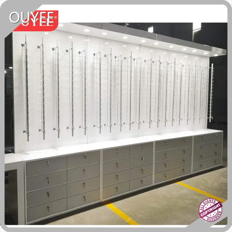 Eyewear Display Rack with Glass Rods for Optical Shop Furniture 1