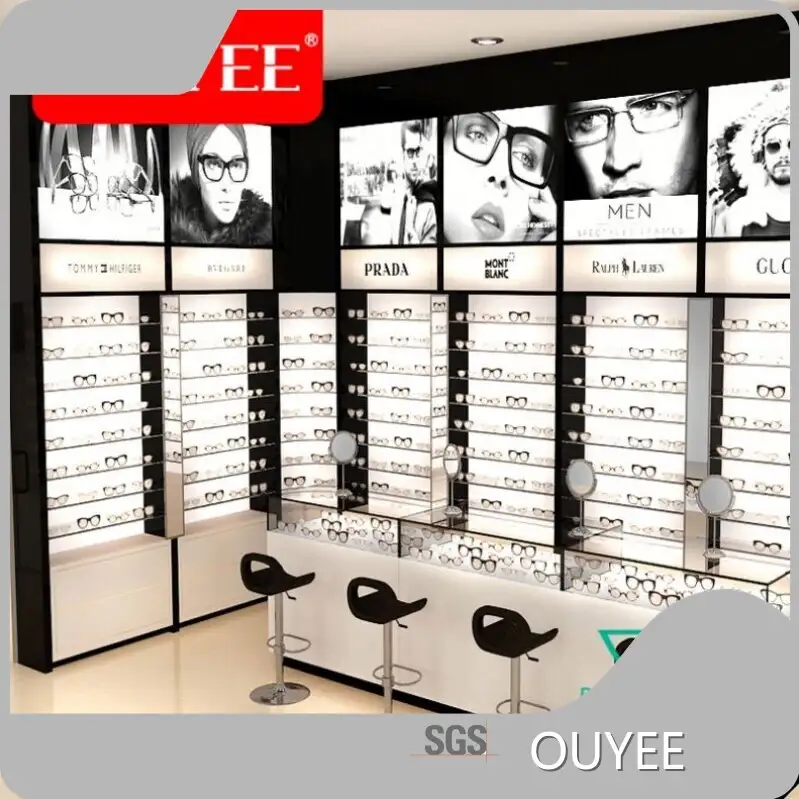 French-Style Sunglasses Display Cabinet for Optical Shops & Malls 1