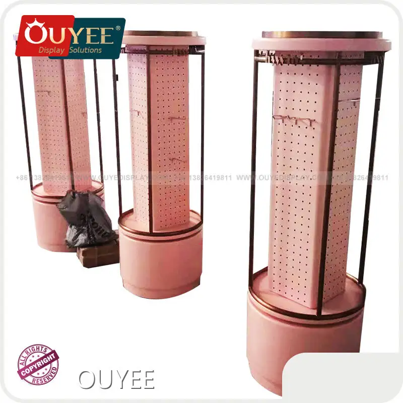 Wooden 360 Electric Rotating Sunglasses & Jewelry Store Display Stand 1