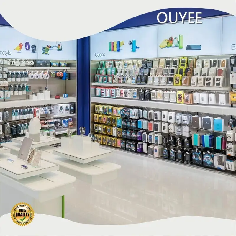 Retail Mobile Phone Accessory Display Counter for Electronic Stores 1