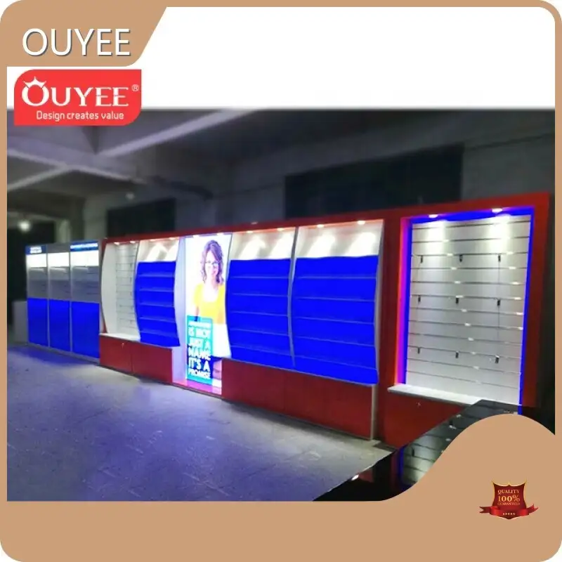 Wood Counter Display for Mobile Phone Accessories & Computer Shops 1