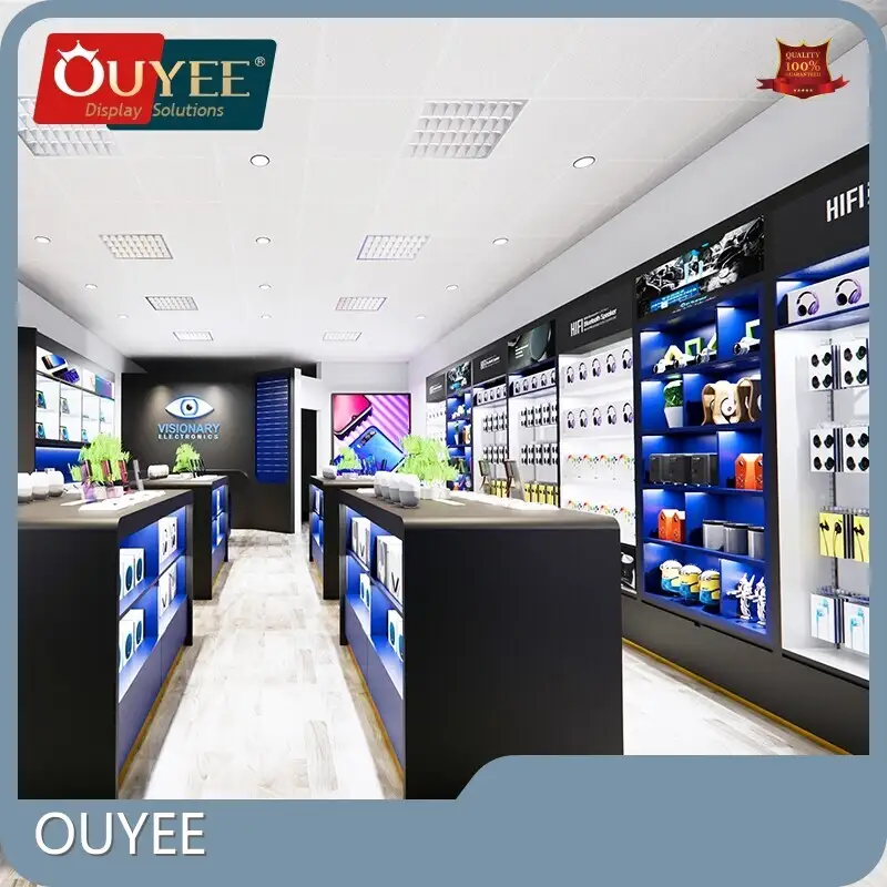 Computer & Phone Retail Display Counter and Laptop Display Table 1