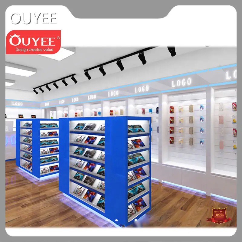 Mobile Phone Shop Interior Design Accessories Display Stand 1