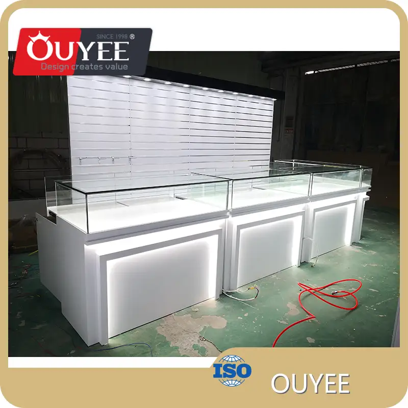 Glass Showcase Counter for Mobile Phone & Accessory Shop 1