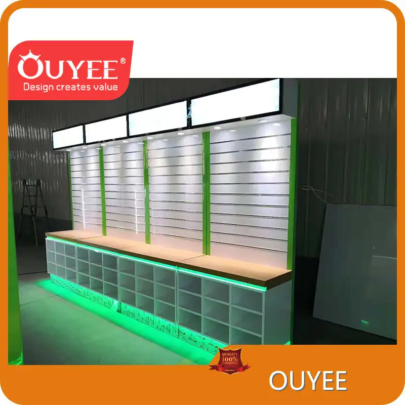 Customized Wall-Mounted Mobile Phone Display Shelves & Showcase 1