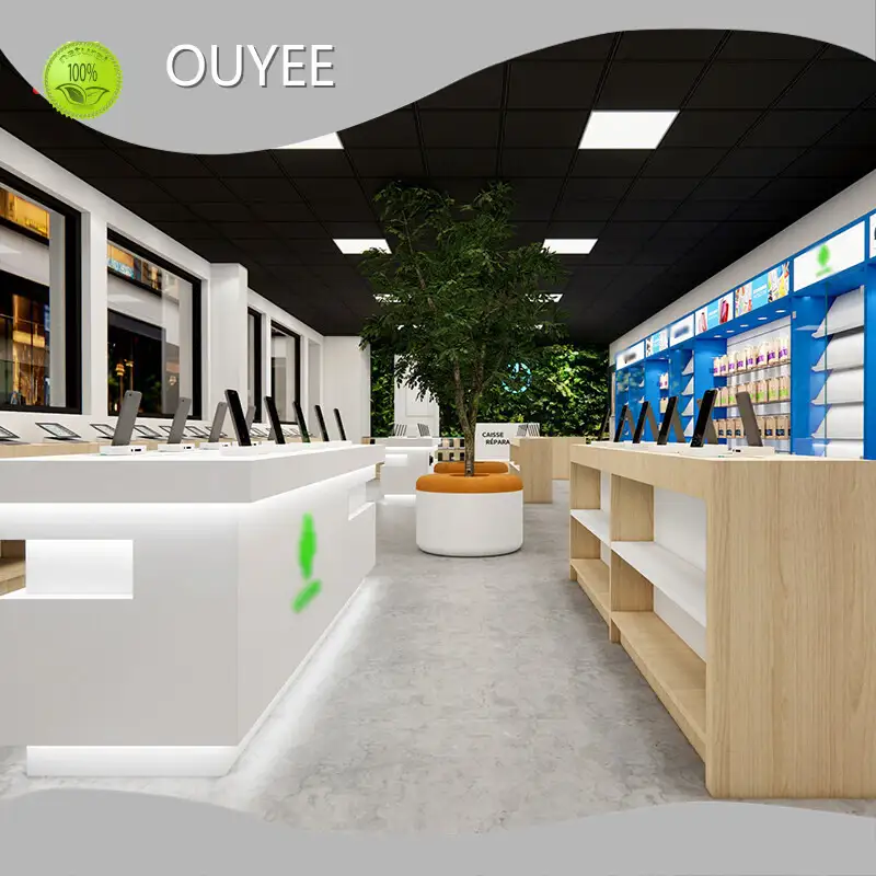 3D Cell Phone & Laptop Display Counter for Smartphone Shops 1