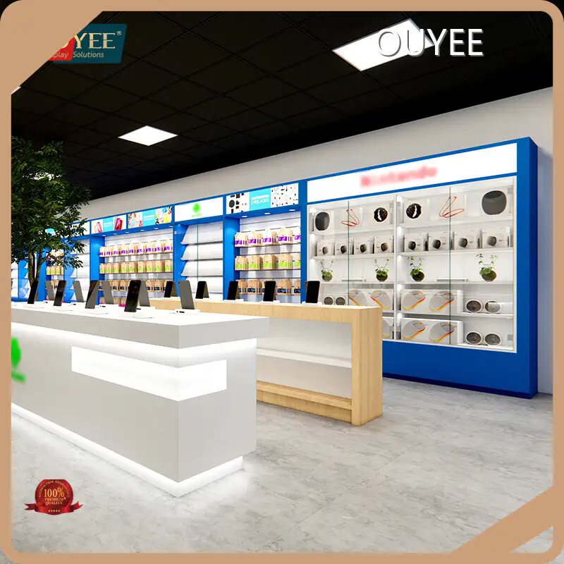 Phone Accessories Showcase Counter Cellphone Display for Mobile Shop 1