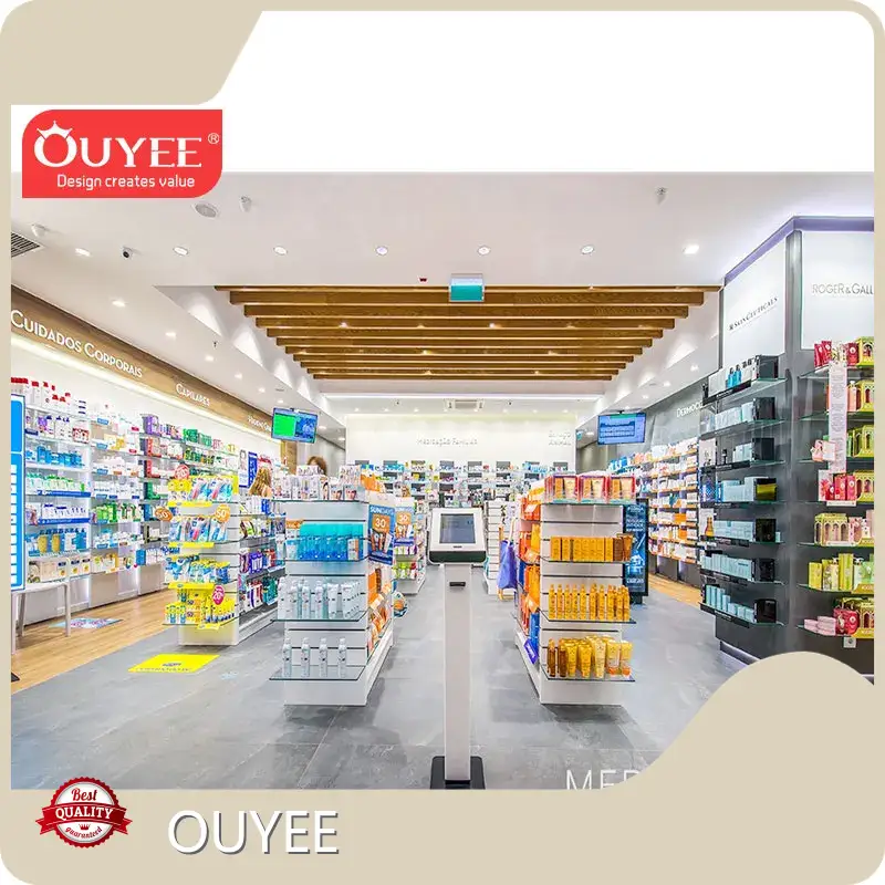 Pharmacy Cabinet & Gondola Shelving Counter Display for Medical Store 1