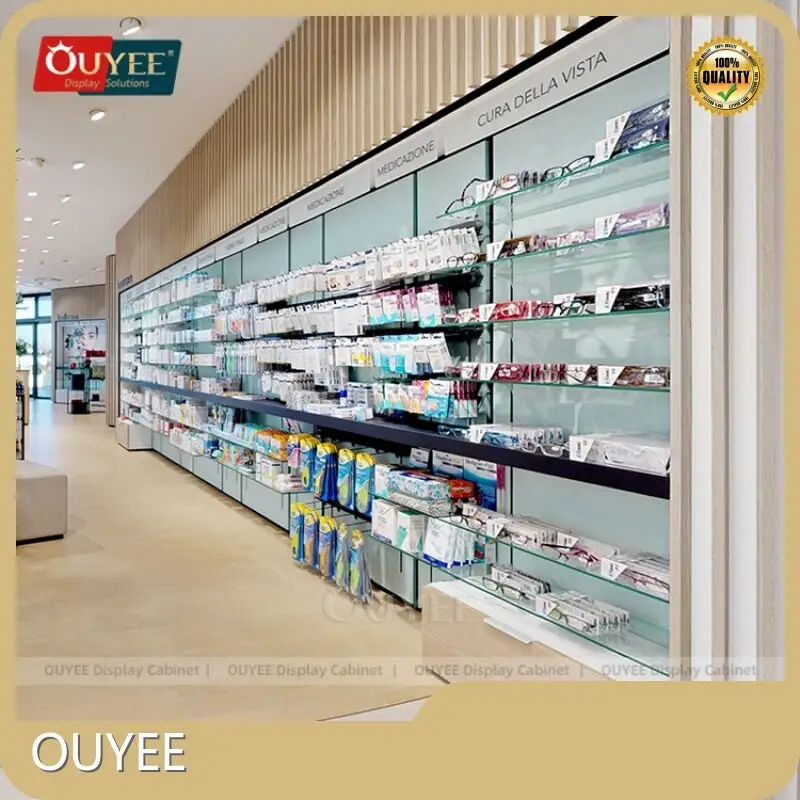 Pharmacy Furniture, Display Shelves & Counter Cabinet Medical Store 1