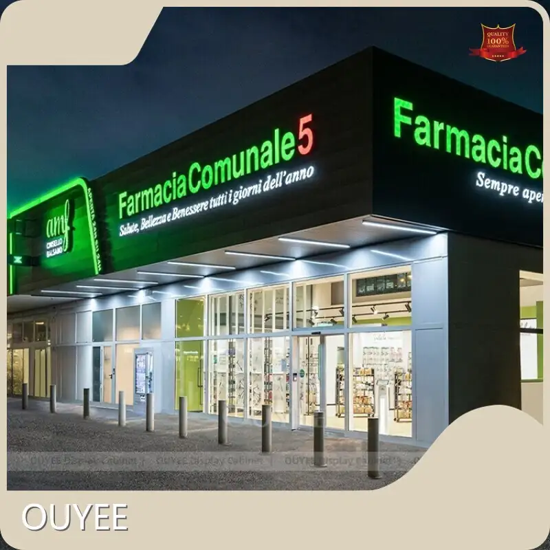 Wooden Pharmacy Counter & Drugstore Cabinet for Retail Medical Store 1