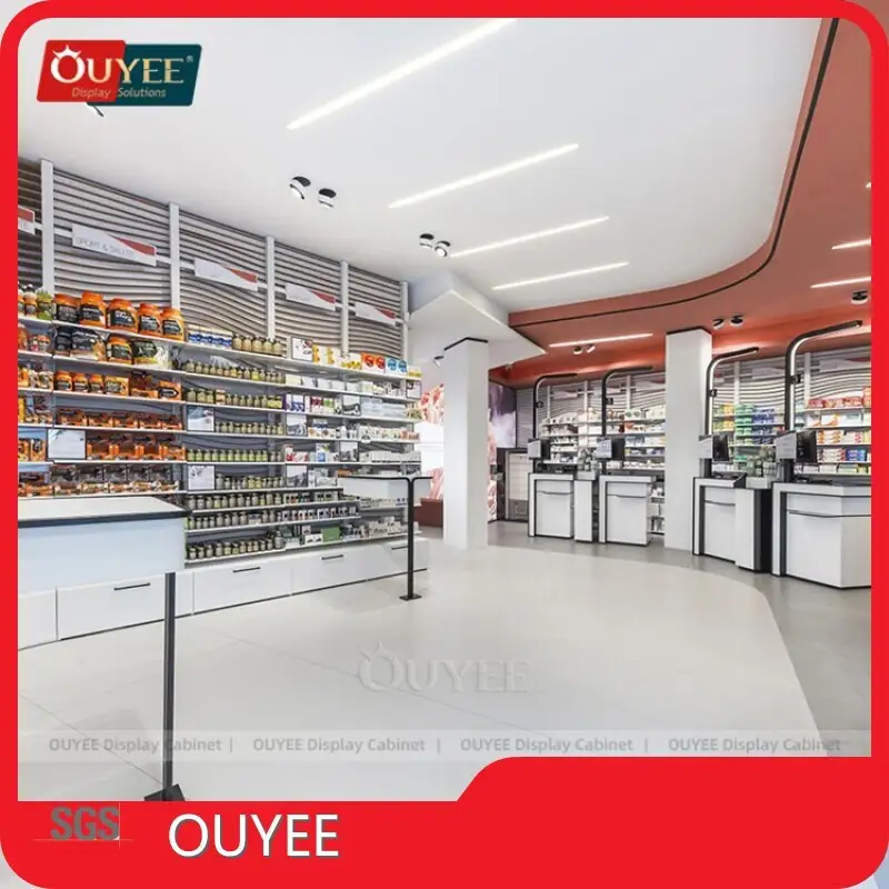 Factory Pharmacy Furniture: Pharmaceutical Shelves & Shop Fittings 1