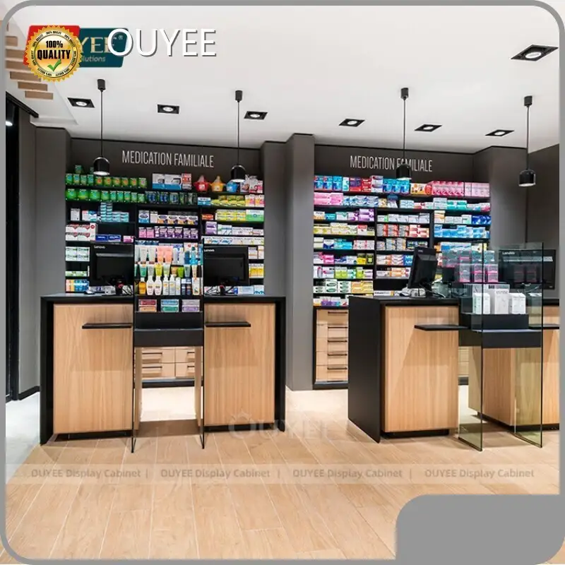 Pharmacy Shop Fitting: Counters & Shelves for Drugstore Interiors 1