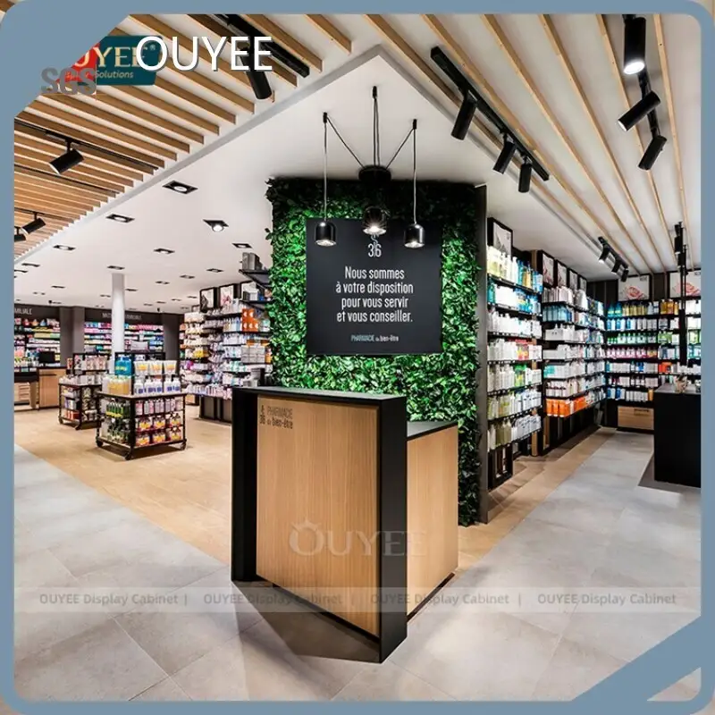 Pharmacy Interior Shop Fitting - Dispensary Display & Shelves 1