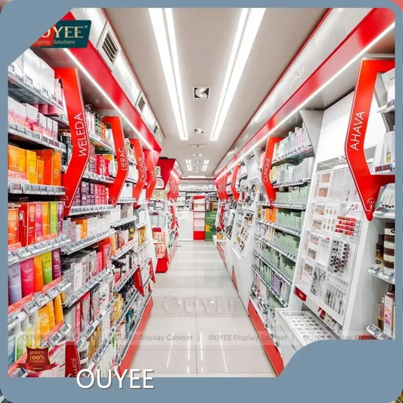 Cashless Pharmacy Store Metal Gondola Shelving - Drugstore Shelves 1