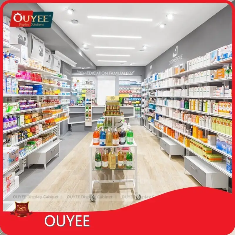 Pharmacy Furniture: Medicine Display Racks & Dispensary Shelves 1