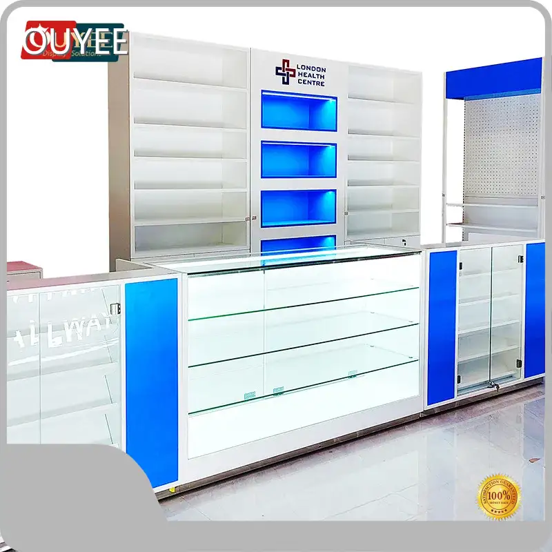 Pharmacy Shelves Drugstore Fixtures for Medical Store Display 1