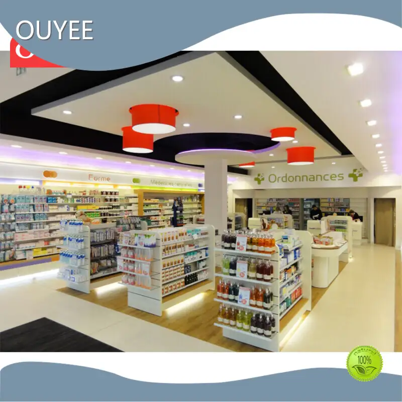 Pharmacy Shop Cabinets & Retail Display Furniture with Shelves 1