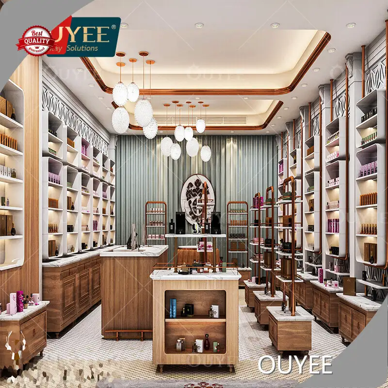 Custom Perfume Showcase & Cosmetic Store Display Cabinet 1