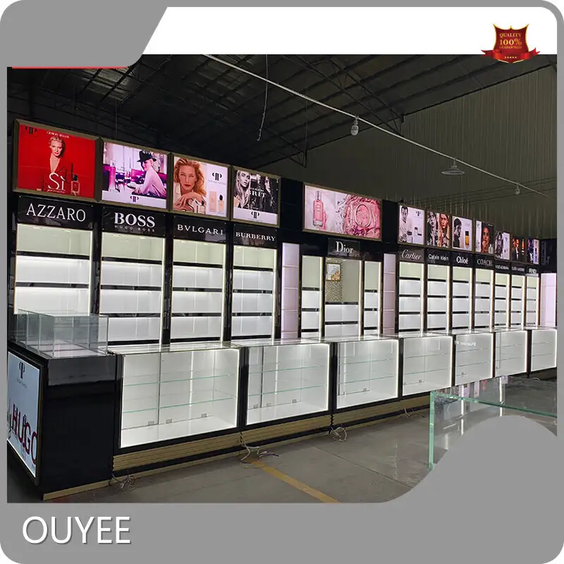 Customized Mall Retail Perfume Store Display Shelves & Cabinets 1