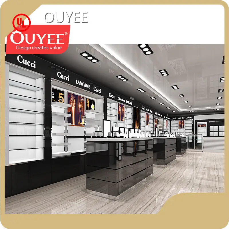 Glass Perfume Display Cabinet for Retail Store, Perfume Shop Furniture 1