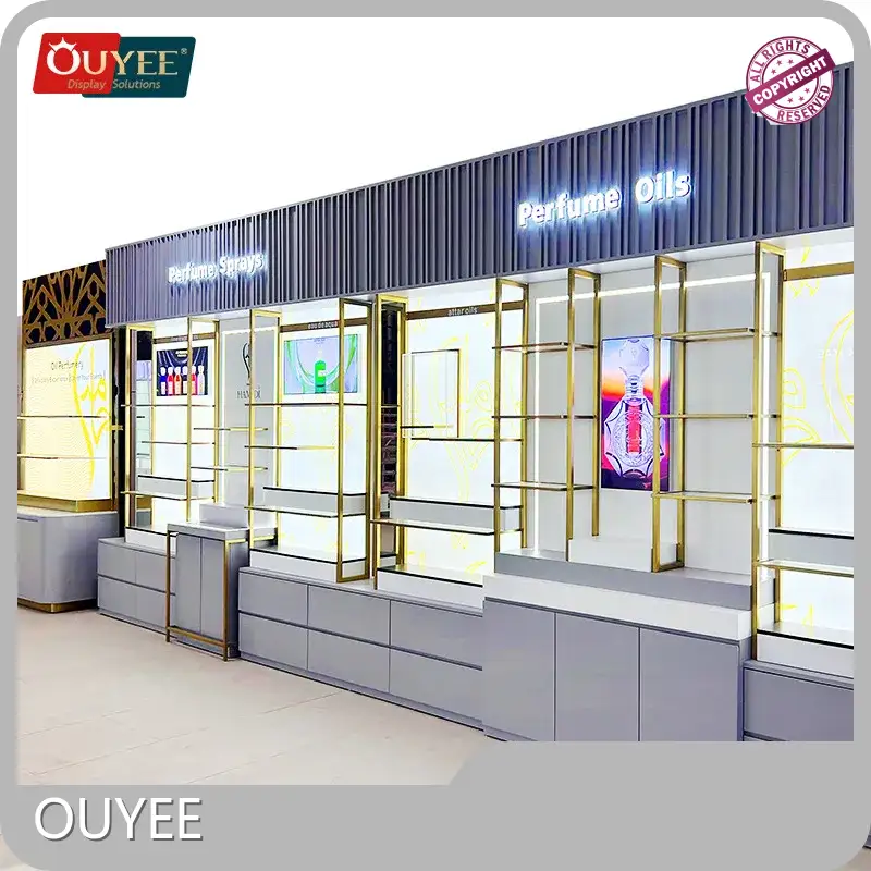 Commercial Perfume Kiosk & Retail Display Rack - Perfume Shelves 1