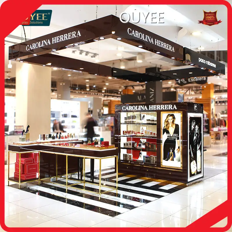 Custom Wood Cosmetic & Perfume Display Shelves for Retail Stores 1