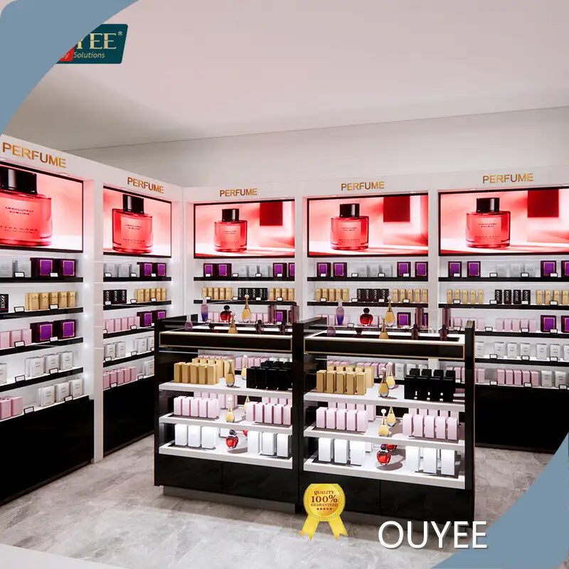 Cosmetic Display Furniture - Glass Showcase Perfume Shelves & Stands 1