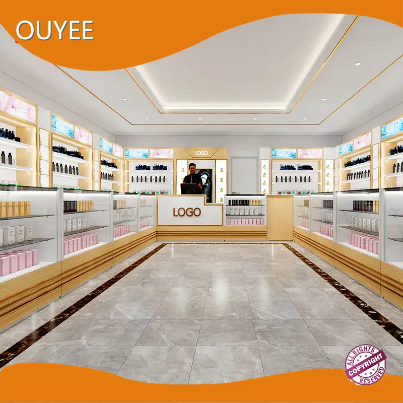 Retail Cosmetic Display Cabinet - Perfume Shop Shelf & Stand 1