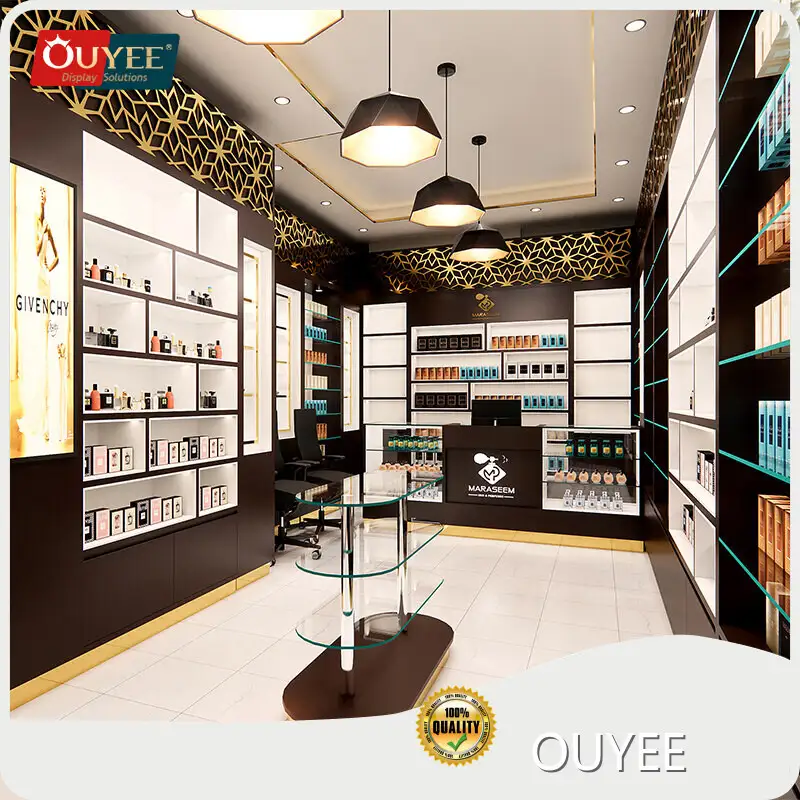 Perfume Counter Display Shelves for Cosmetic Store Furniture 1